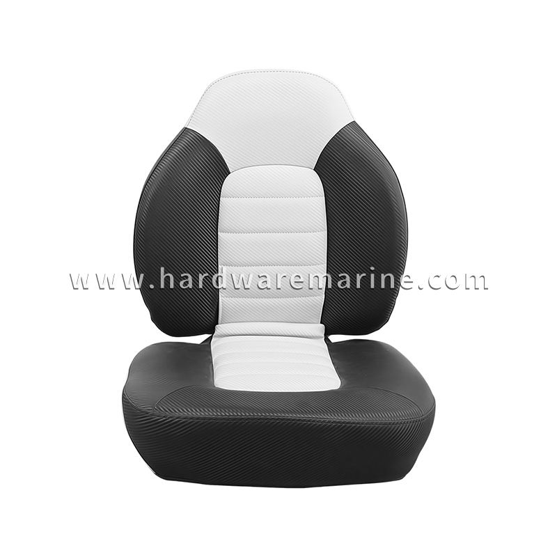 Sport Folding Marine Boat Seat with Carbon Fiber Texture